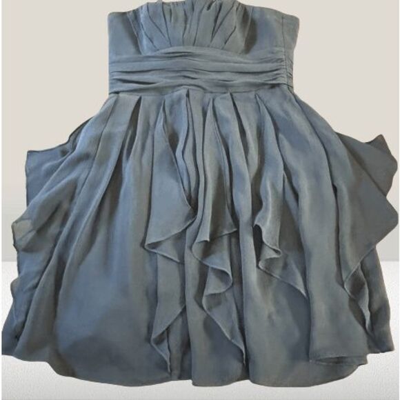 David's Bridal Strapless Formal Strapless Fairy Dress - Size 12 - Picture 3 of 11